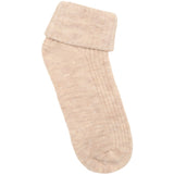 Minymo Sheer Bliss Melange Baby 2X2 Rib Wool Socks 2-Pack
