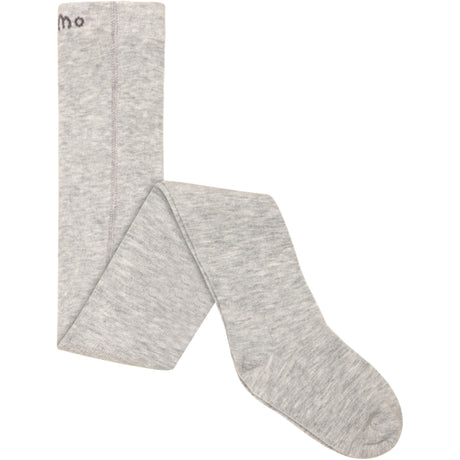 Minymo Light Grey Melange Wool Stocking - Single Pak