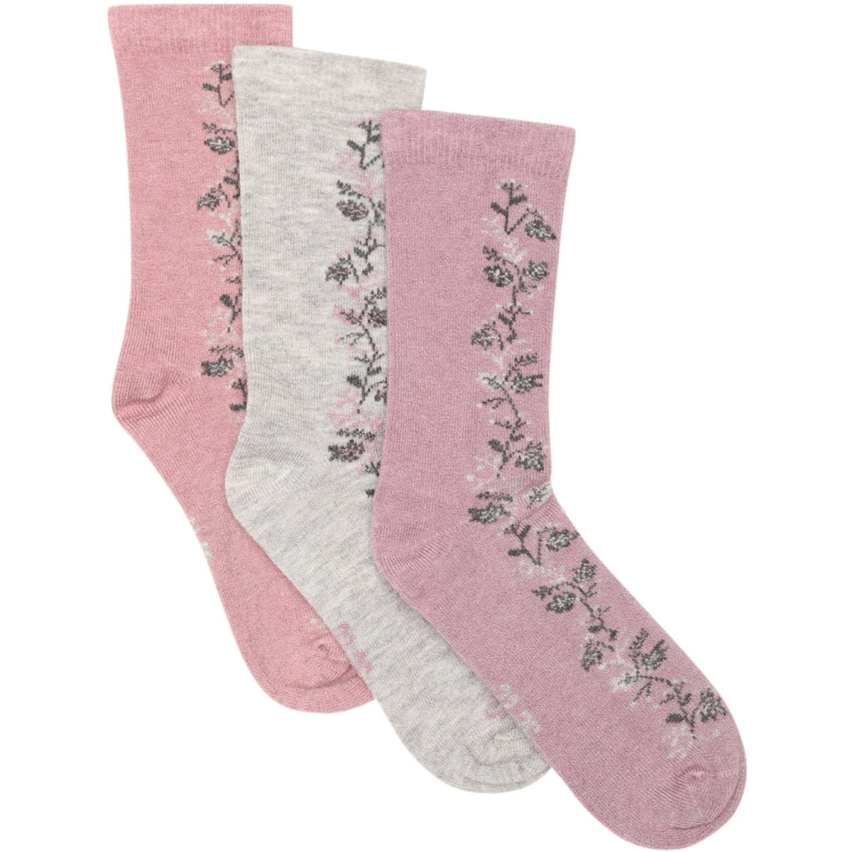 Minymo Orchid Haze Wool Socks (3-Pack)