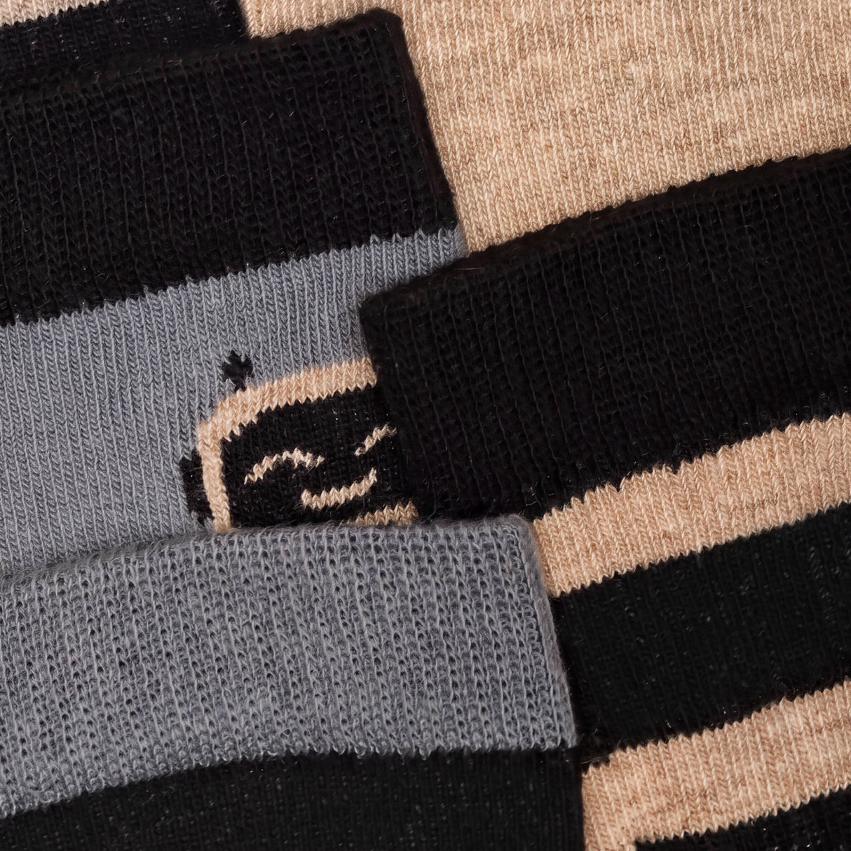 Minymo Blau Gray Socks W. Pattern (5-Pack)
