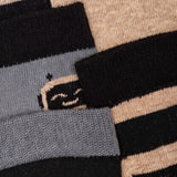 Minymo Blau Gray Socks W. Pattern (5-Pack)