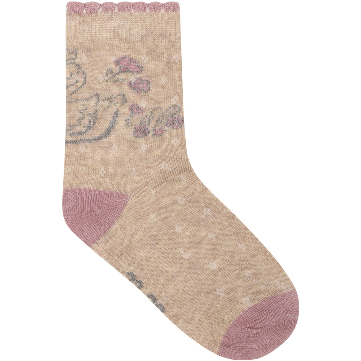 Minymo Elderberry Socks W. Pattern (5-Pack)