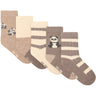 Minymo Offwhite Socks W. Pattern (5-Pack)
