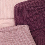Minymo Elderberry Baby 2X2 Rib Sock (3-Pack)