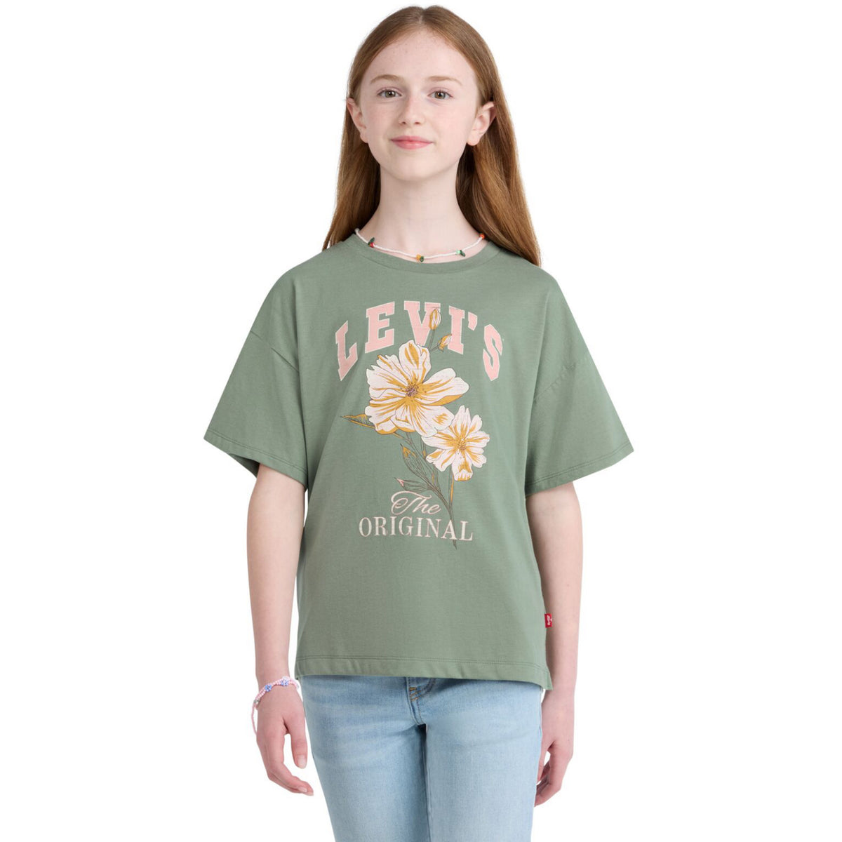 Levi's Sea Spray Flower Market Oversized Te