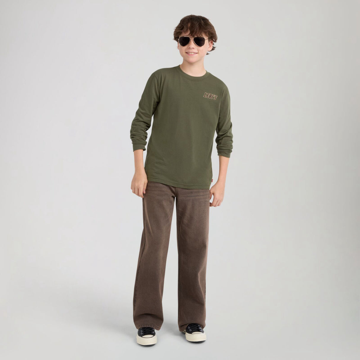 Levi's Olive Night In The Woods Ls Tee