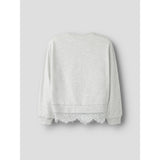 Name It Light Grey Melange Nkfrolinea Ls Nreg Swe Bru