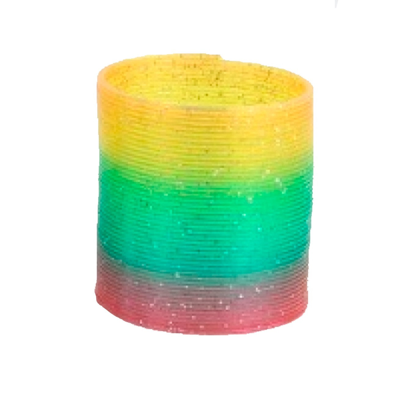 Pocket Money rainbow-colored spring with glitter 6.5 x 6.5 cm Cdu