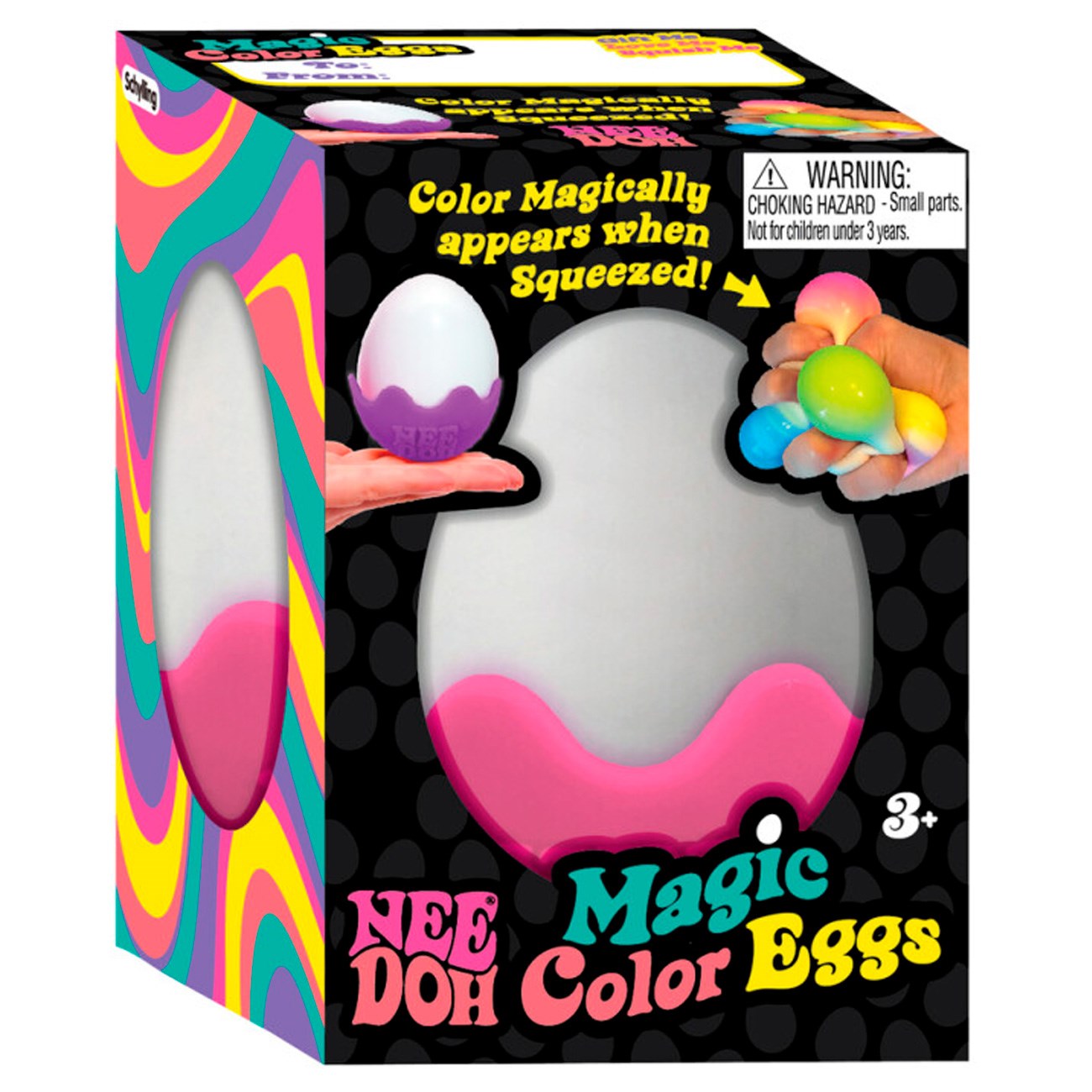 NeeDoh Magic Color Egg Pink