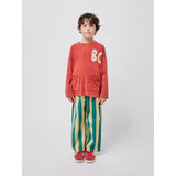 Bobo Choses Burgundy Red Long Sleeve T-shirt