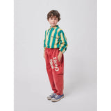 Bobo Choses Burgundy Red Baggy Sweatpants