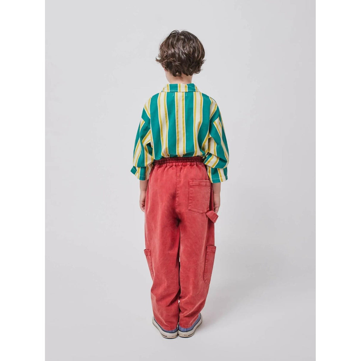 Bobo Choses Burgundy Red Baggy Sweatpants