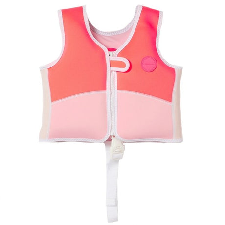 SunnyLife Swim Vest Melody the Mermaid Neon Strawberry