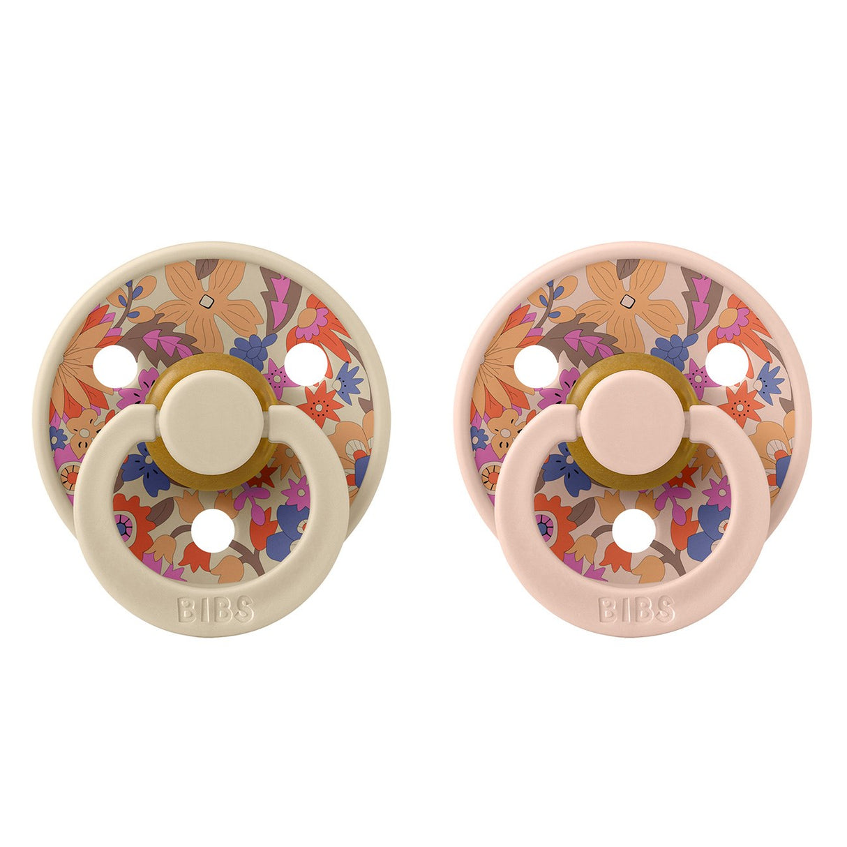 Bibs x Liberty Latex Pacifiers 2-pack June Blossom 2