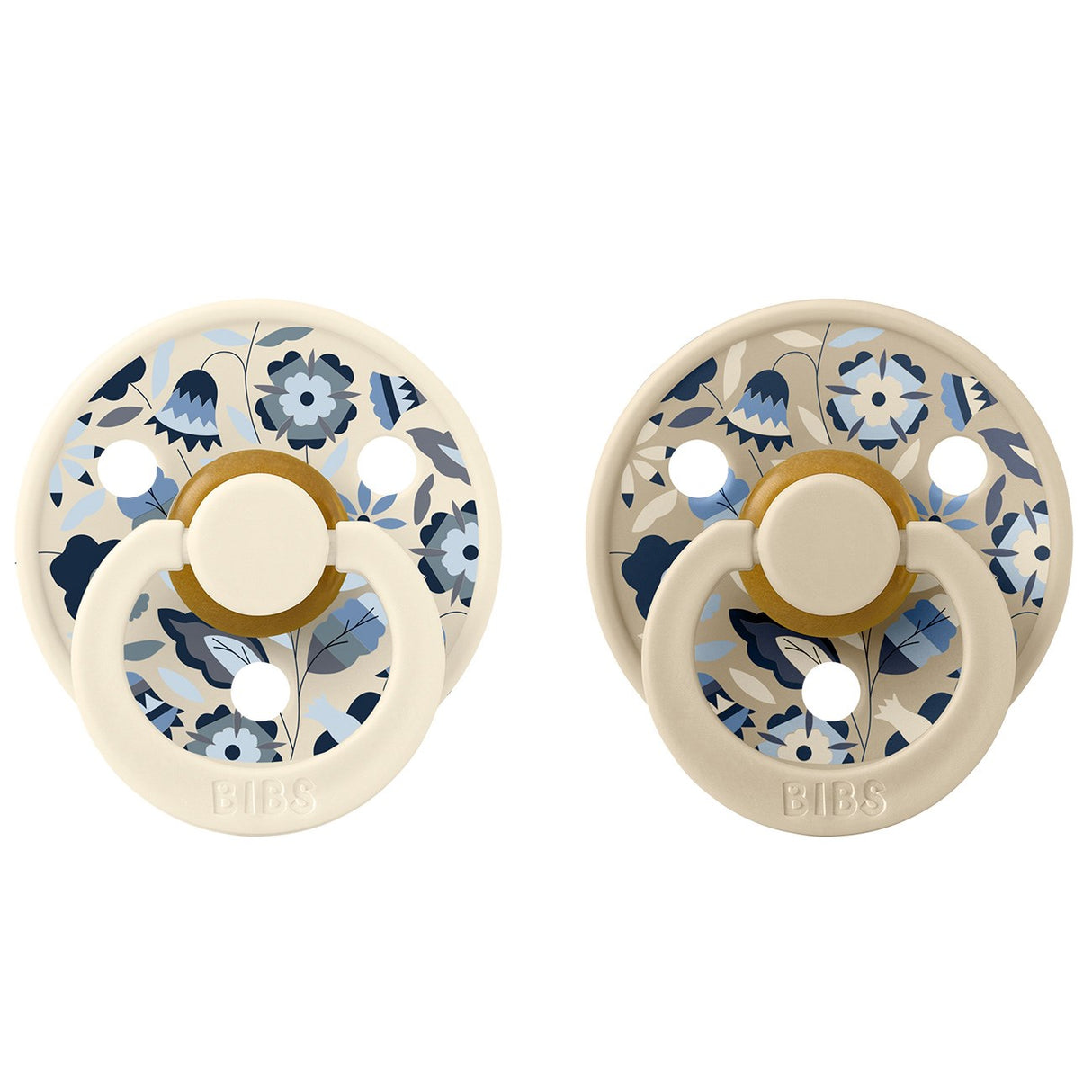 Bibs x Liberty Latex Pacifiers 2-pack Bobo Ivory Mix 2