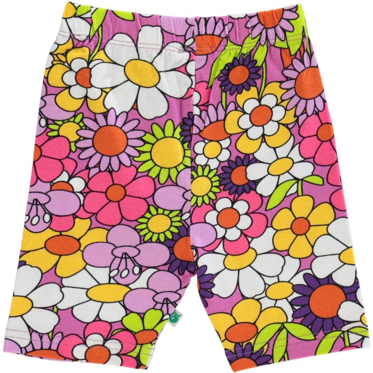 Småfolk Spring Pink Cycling Shorts With Flowers 5