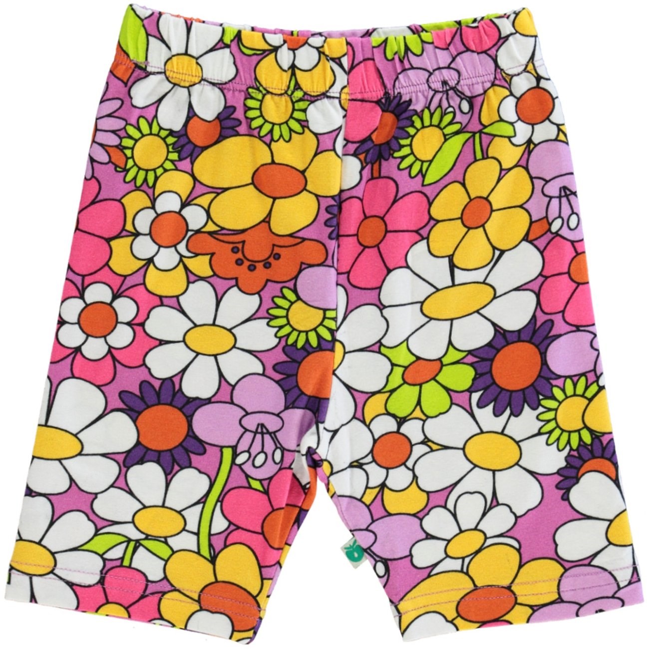 Småfolk Spring Pink Cycling Shorts With Flowers