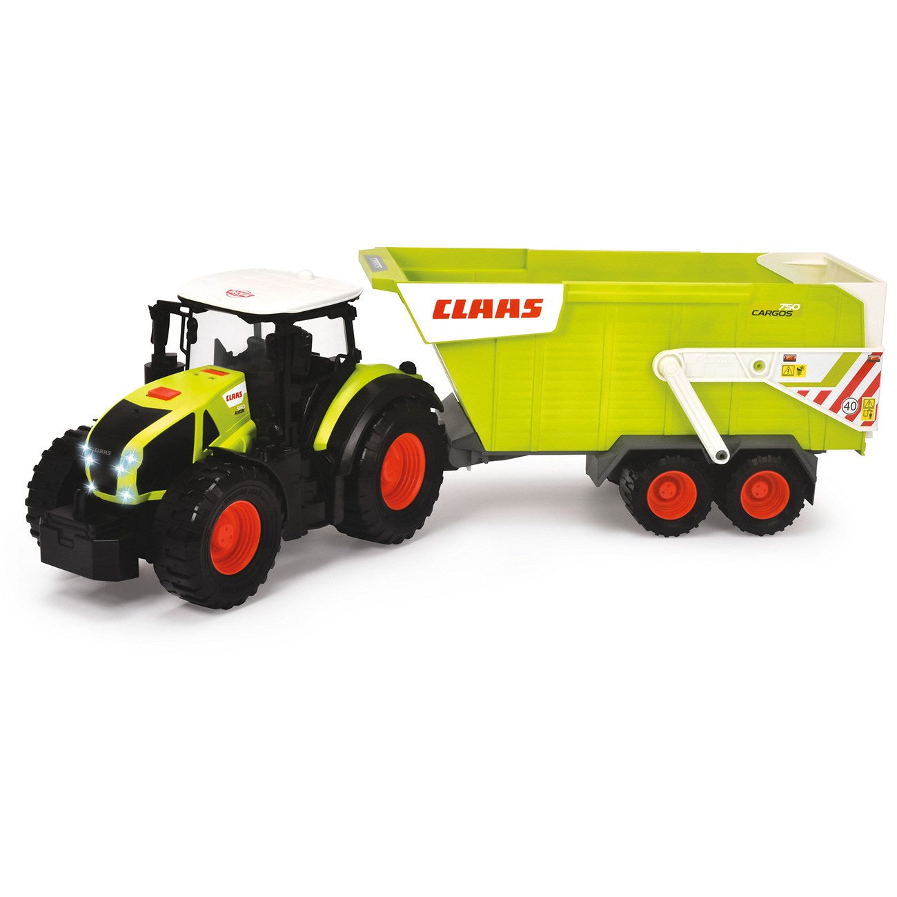 Dickie Toys h CLAAS traktor med Hænger