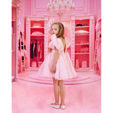 Dolly by Le Petit Tom DollyPink Dolly World V-Back Puff Sleeve Organza Tutu Dress