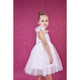 Dolly by Le Petit Tom White Dolly Universe Sequin Glitter Galaxy Tutu Dress