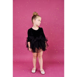 Dolly by Le Petit Tom Black Dolly Universe Velvet Planet Tutu Dress