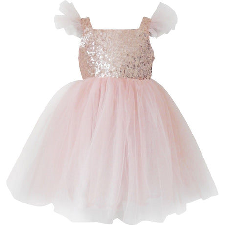 Dolly by Le Petit Tom Pink Dolly Universe Sequin Glitter Galaxy Tutu Dress