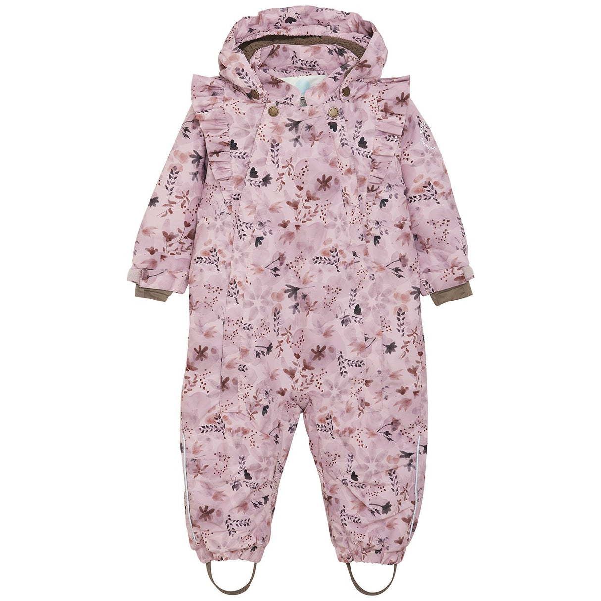 En Fant Burnished Lilac Baby Snowsuit w. Ruffles