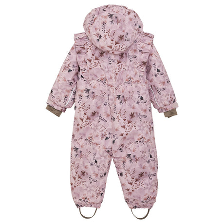 En Fant Burnished Lilac Baby Snowsuit w. Ruffles