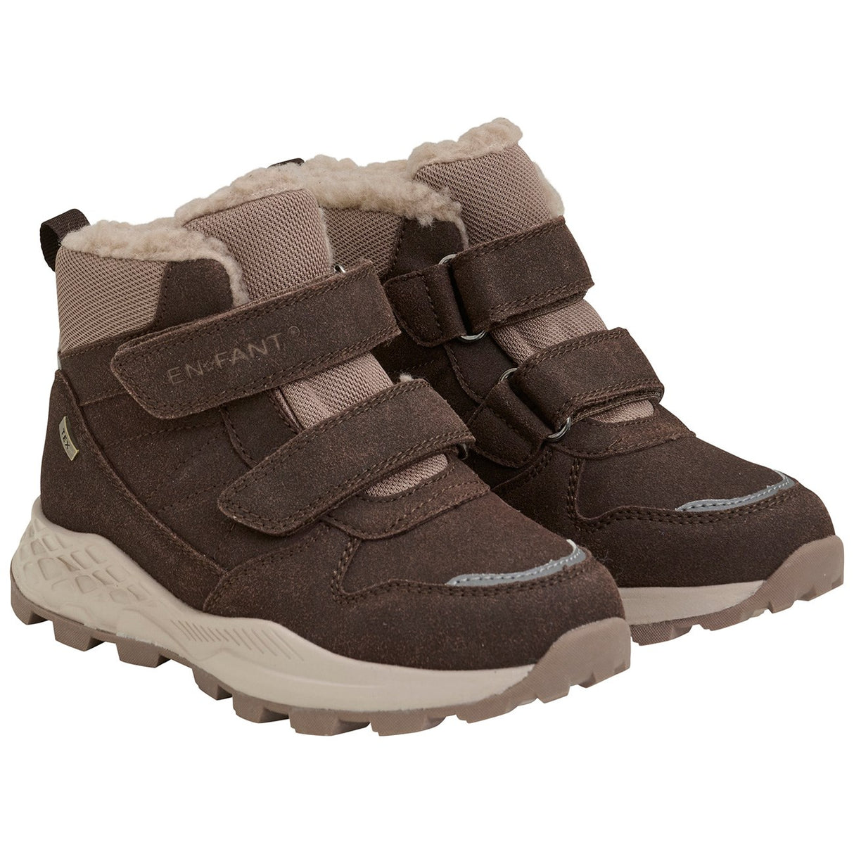 En Fant Chocolate Brown Sneakers TEX Mid-High