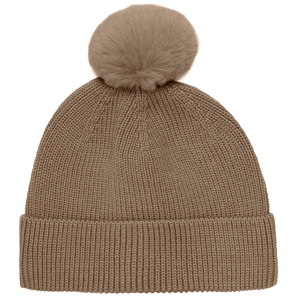 En Fant Pine Bark  Hat m. Fake Fur