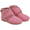 En Fant Wild Rose Wool Booties Velcro