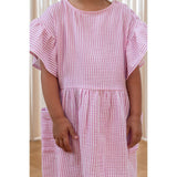 Fliink Cloud Dancer Pink Stripe Ciao Stripe Dress 3