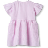 Fliink Cloud Dancer Pink Stripe Ciao Stripe Dress 5