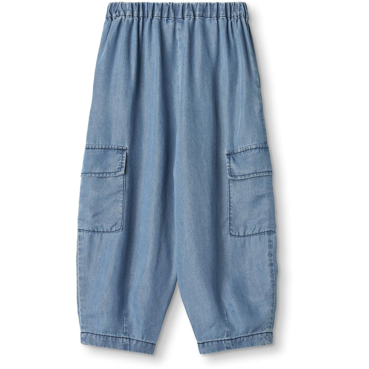 Fliink Light Denim Blue Hi Cargo Pant 5