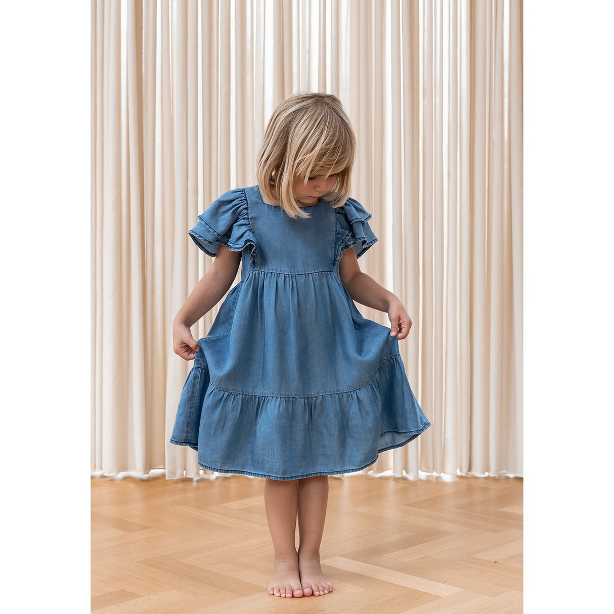 Fliink Light Denim Blue Hi Dress 2