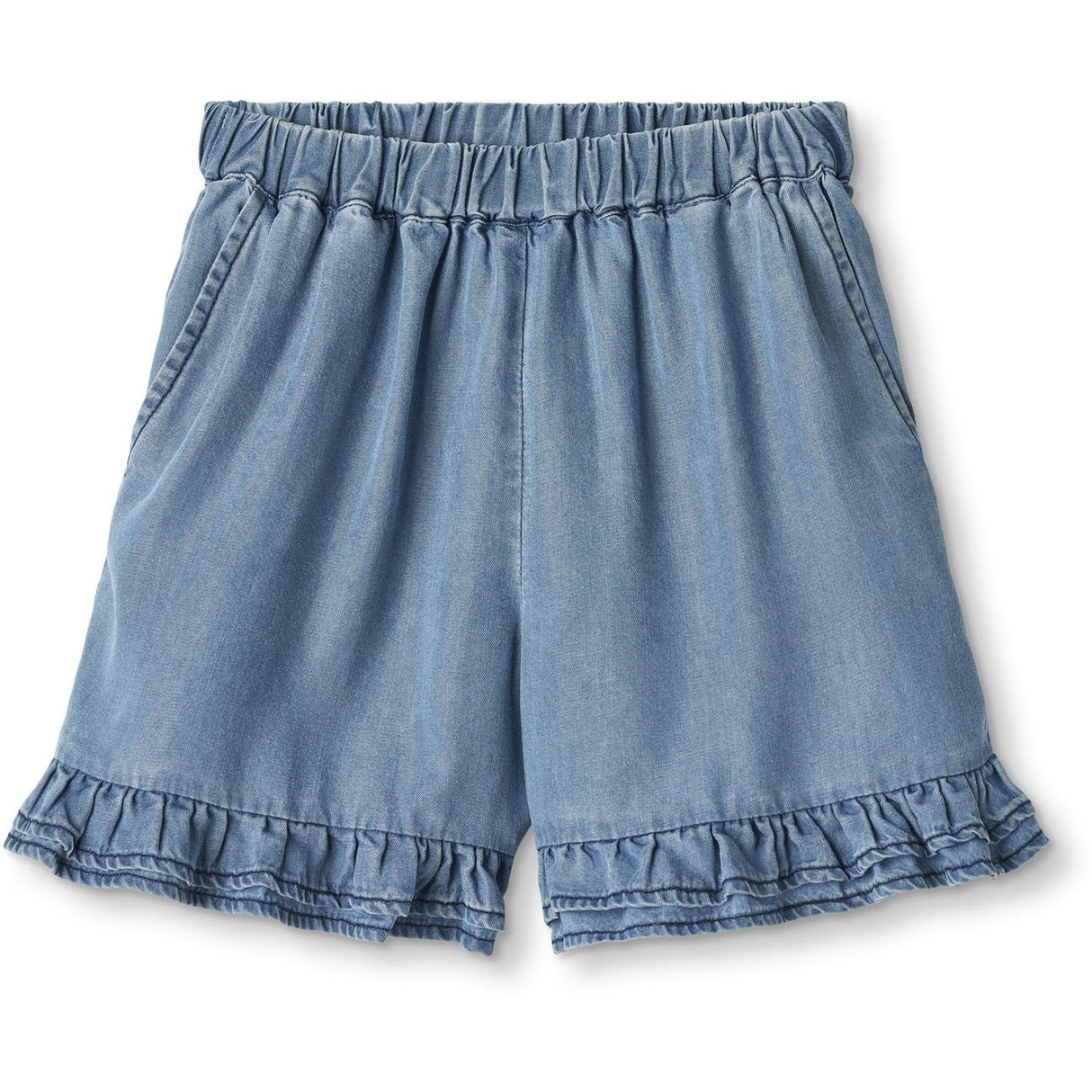 Fliink Light Denim Blue Hi Shorts