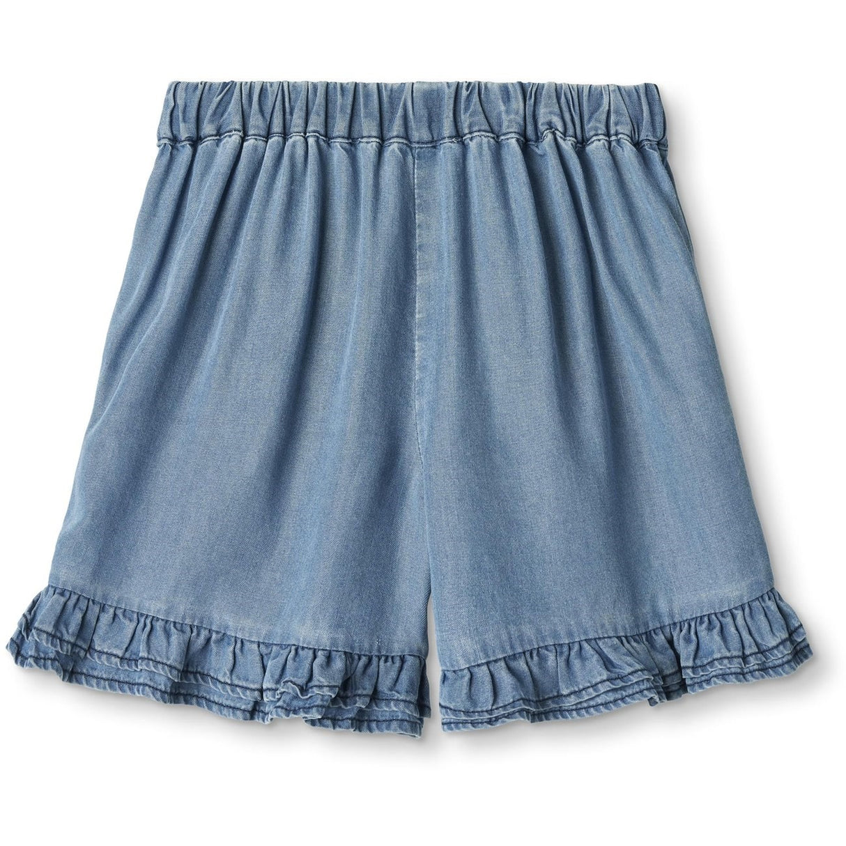 Fliink Light Denim Blue Hi Shorts 7