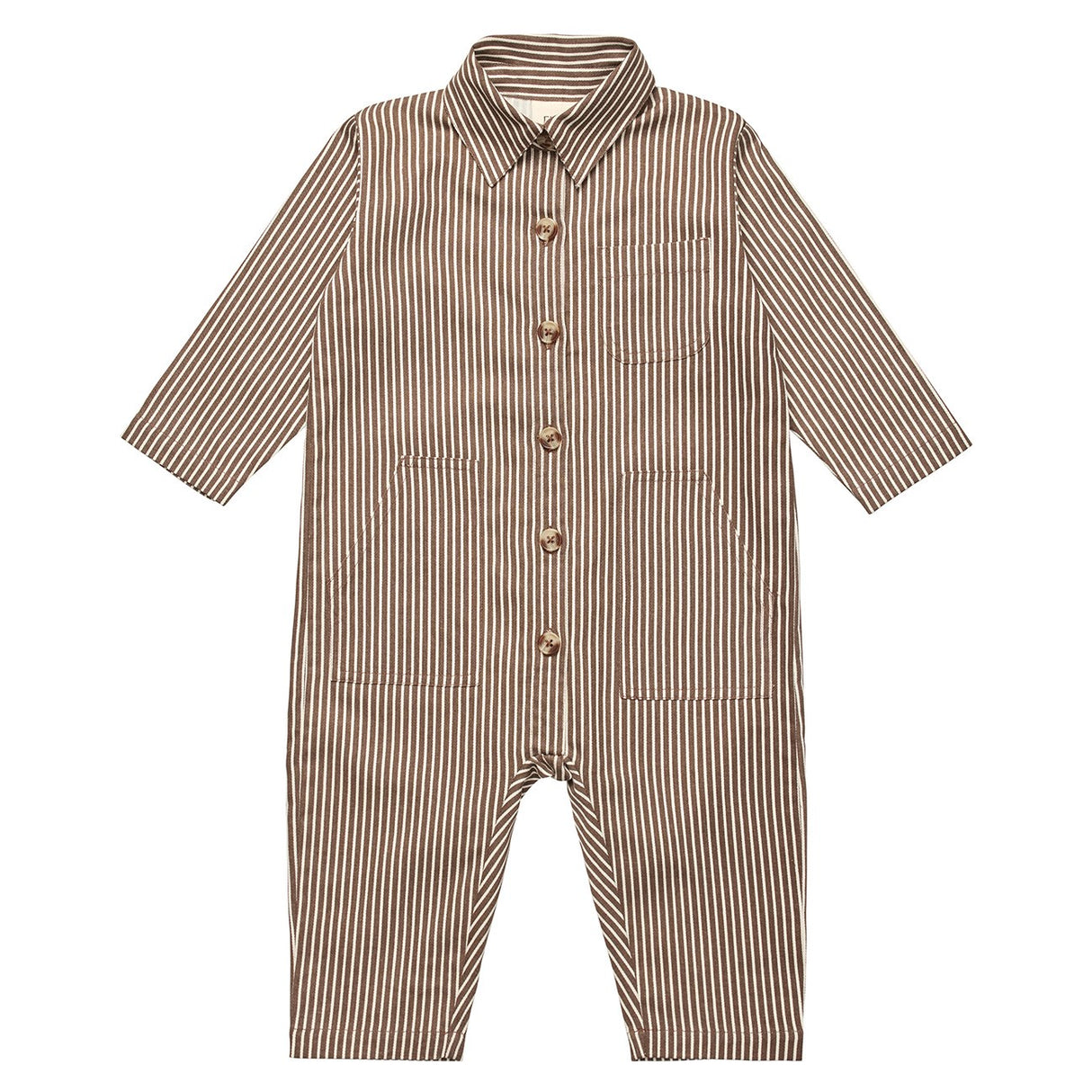 Flöss Roast Brown Stripe Bob Onesie