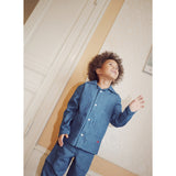 Flöss Indigo Stripe Willy PJ Shirt 2