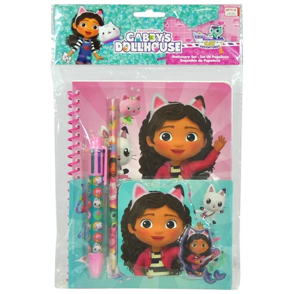 Euromic Gabby's Dollhouse Coloring Set w. 4 col. Pencils