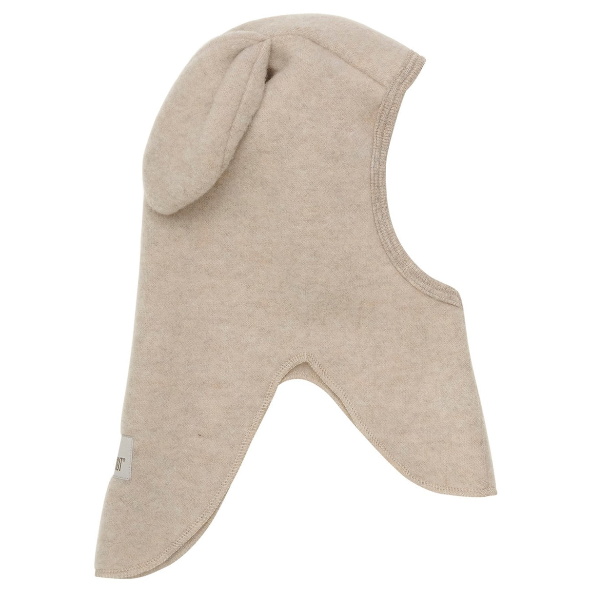 Huttelihut Camel Melange Balaclava Ears Wool Fleece