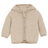 Huttelihut Camel Melange Jacket Ears Wool Fleece