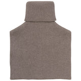 Huttelihut Brown Melange Neck Warmer Wool Knit