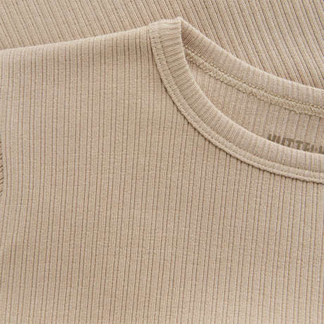 Huttelihut Light Taupe T-Shirt Ls Rib