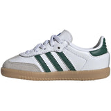 adidas Originals SAMBA OG EL I Sneakers Cloud White / Collegiate Green / Gum