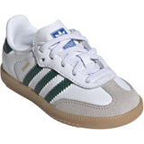 adidas Originals SAMBA OG EL I Sneakers Cloud White / Collegiate Green / Gum