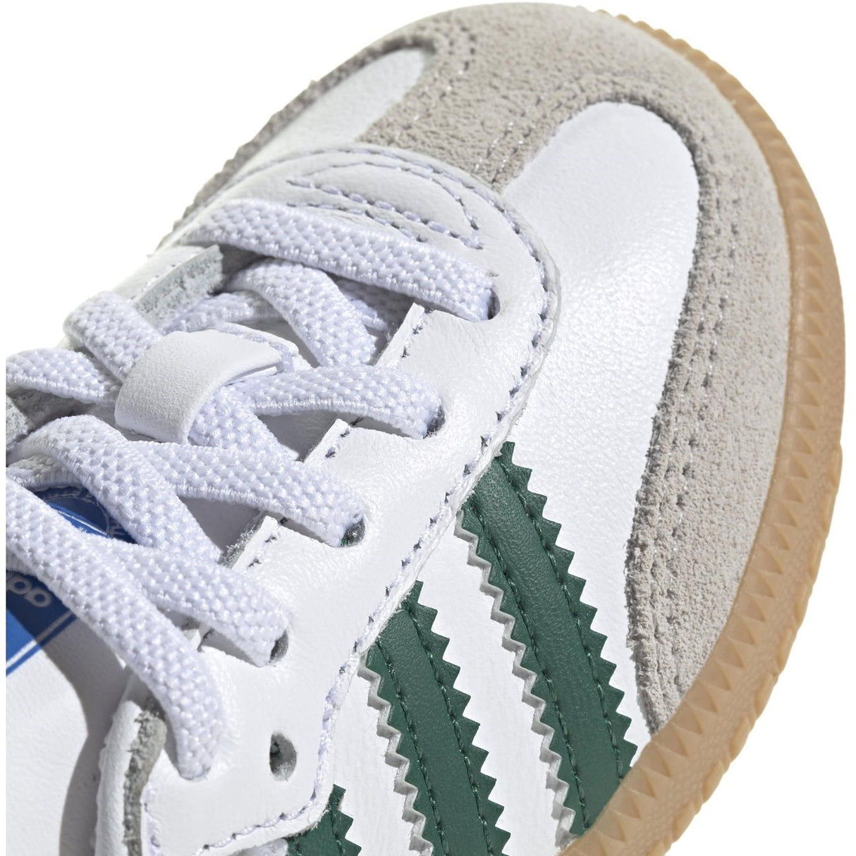 adidas Originals SAMBA OG EL I Sneakers Cloud White / Collegiate Green / Gum