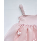 Dolly by Le Petit Tom DollyPink Dolly World Heart Balloon Organza Dress With Cotton Body