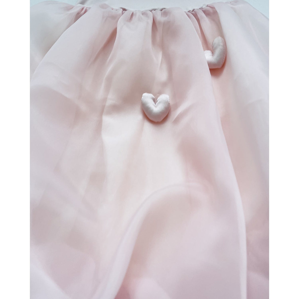 Dolly by Le Petit Tom DollyPink Dolly World Heart Balloon Organza Dress With Cotton Body