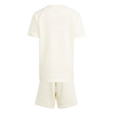 adidas Originals Ivory/Night Indigo/Red Shorts Tee Set 2